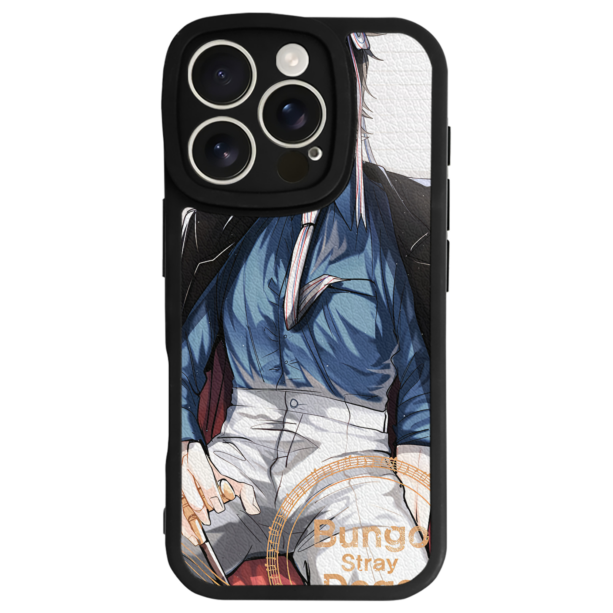 （画像用） 文豪ストレイドッグス Bungo Stray Dogs 【iPhone 16シリーズ対応】シリコンスマホケース（レザー調） 材質：シリコン